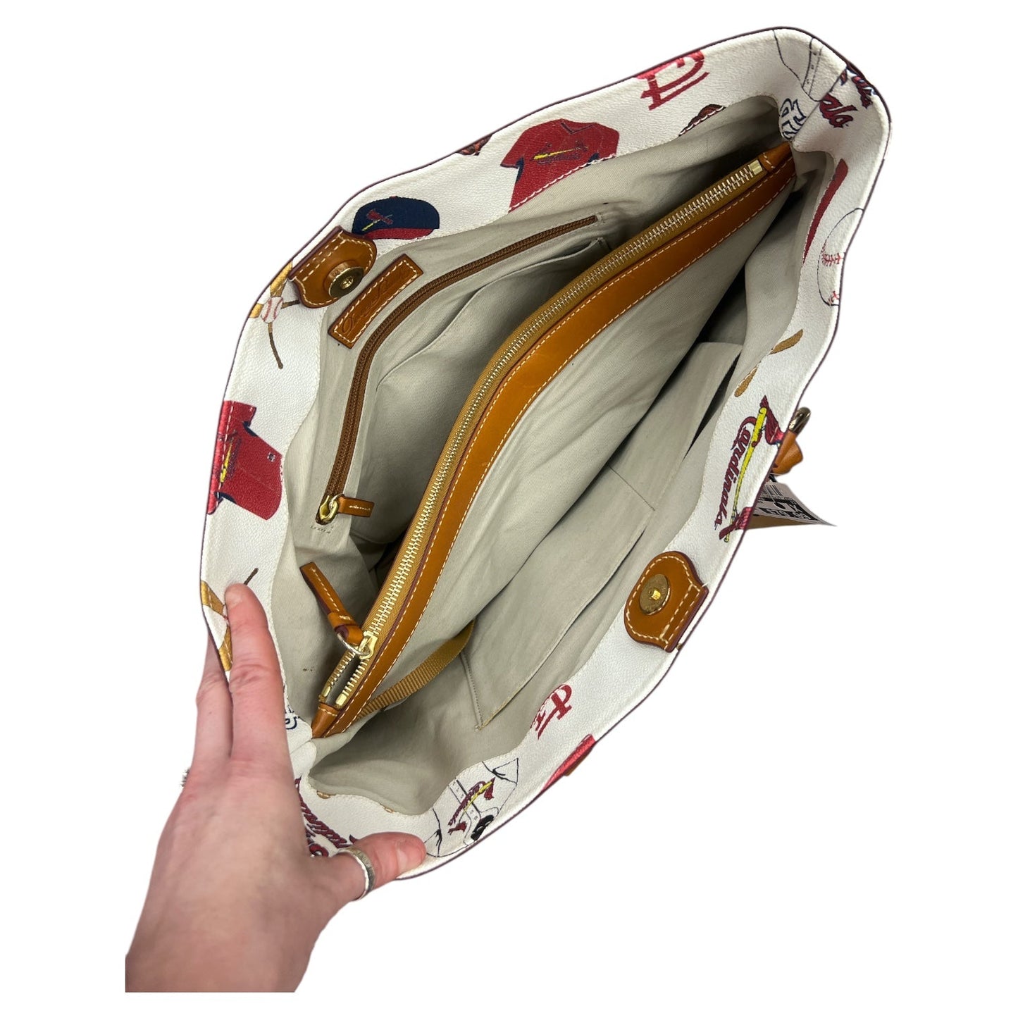 Handbag Designer By Dooney And Bourke In Multi, Size:Large