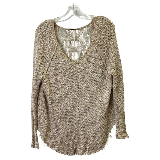 TOP LS by FREE PEOPLE In TAUPE, Size: SP