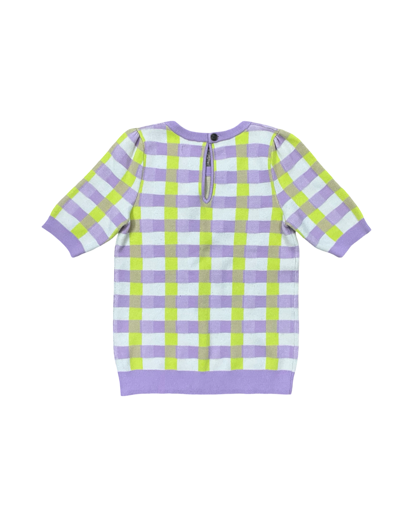 Sweater Ss By Maeve In Purple & Yellow, Size:S