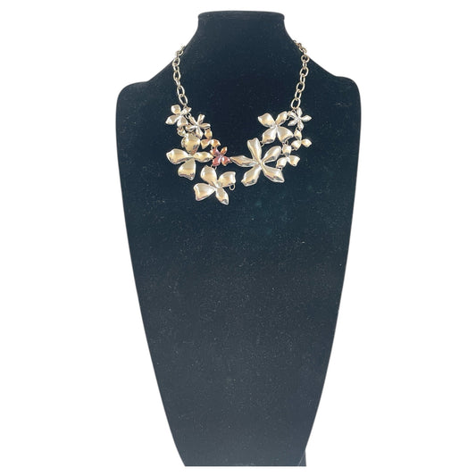 Necklace Statement By Lane Bryant In Silver