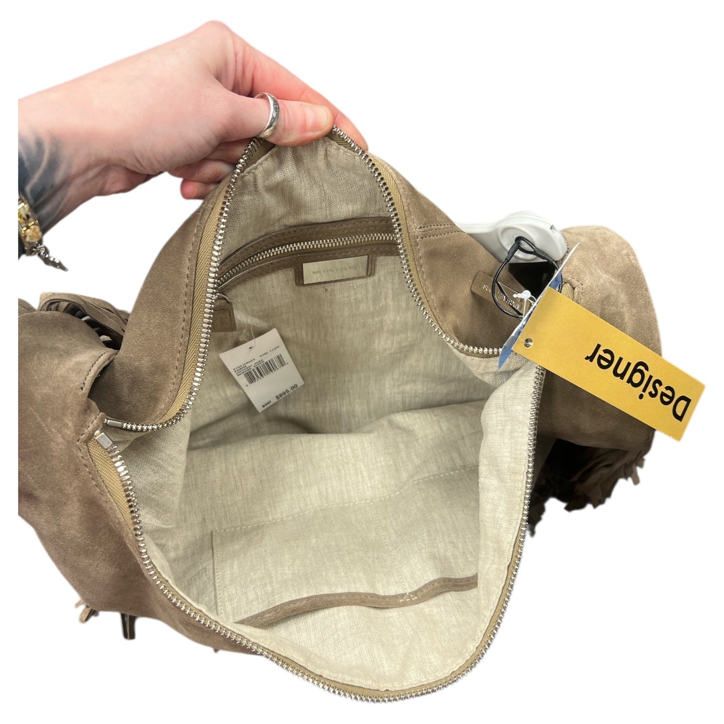 Handbag Designer By Michael Kors Collection In Tan, Size:Large