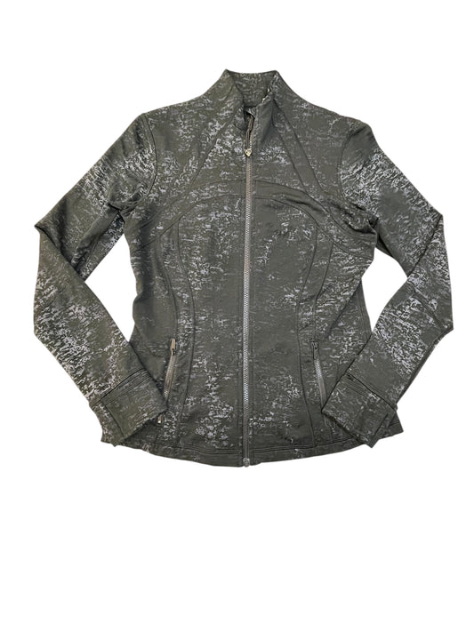 Athletic Jacket By Lululemon In Black, Size:M