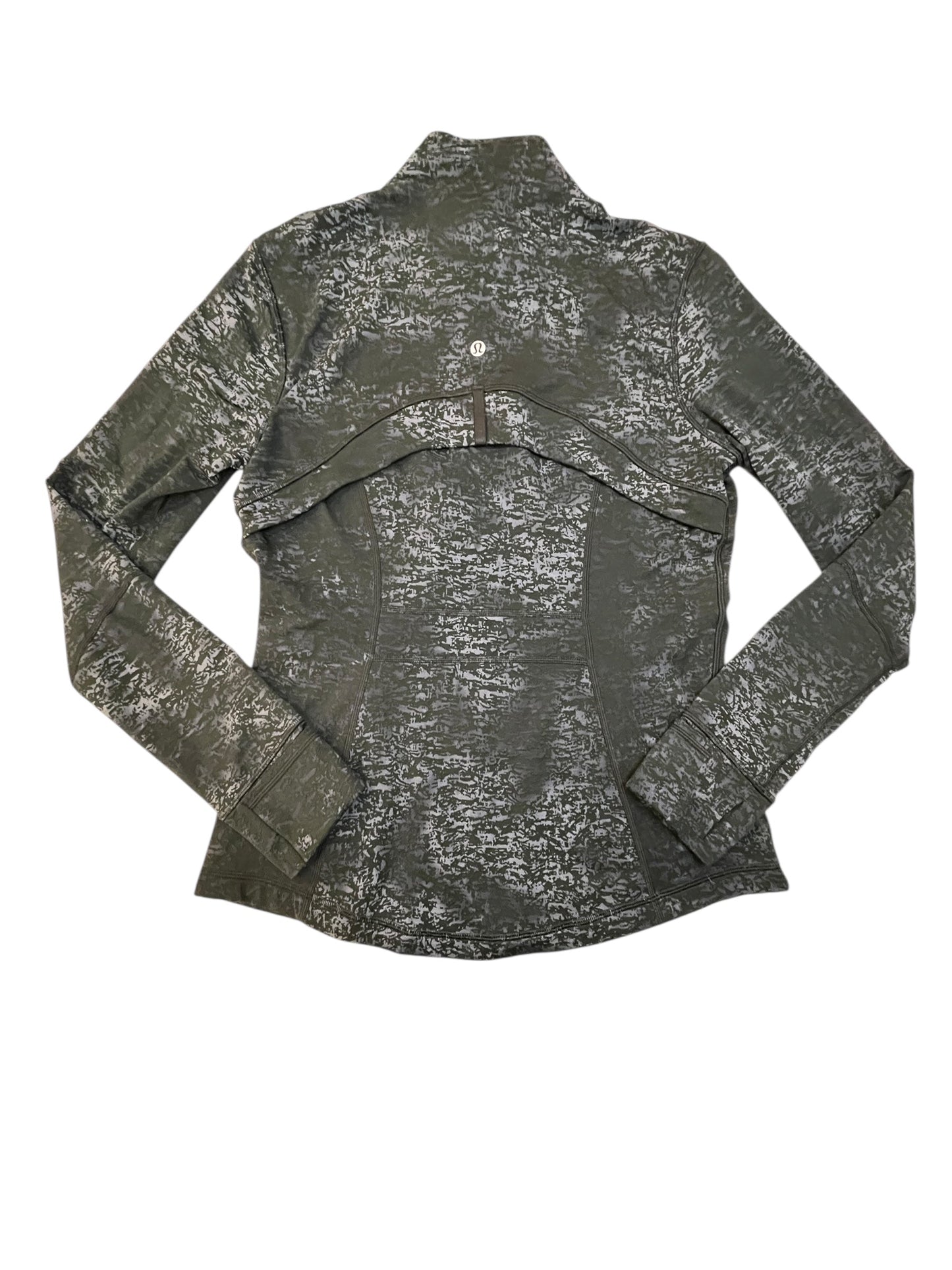 Athletic Jacket By Lululemon In Black, Size:M