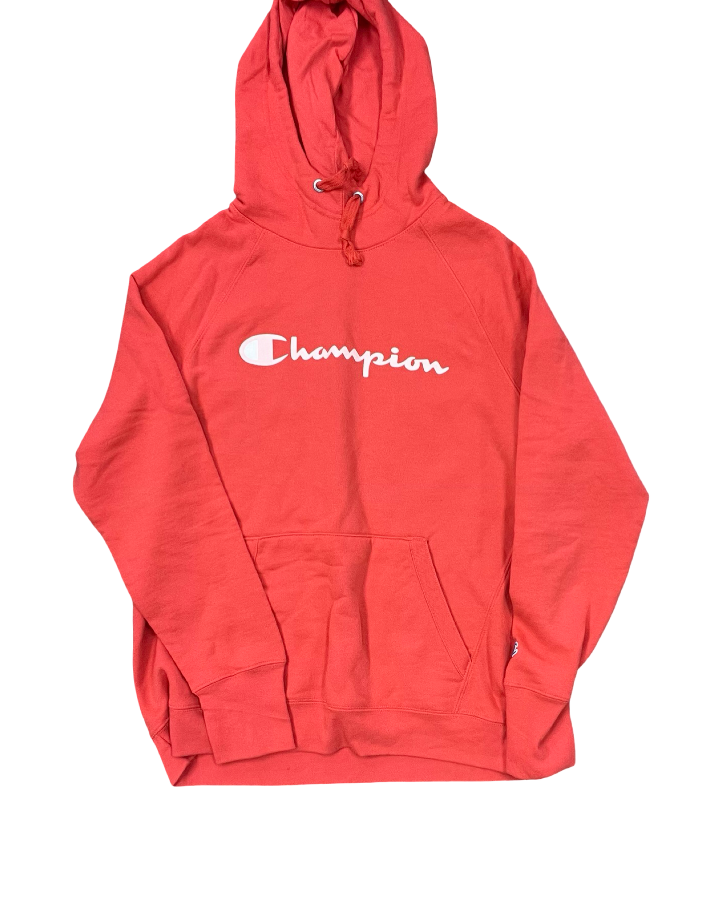 Sweatshirt Hoodie By Champion In Orange, Size:M