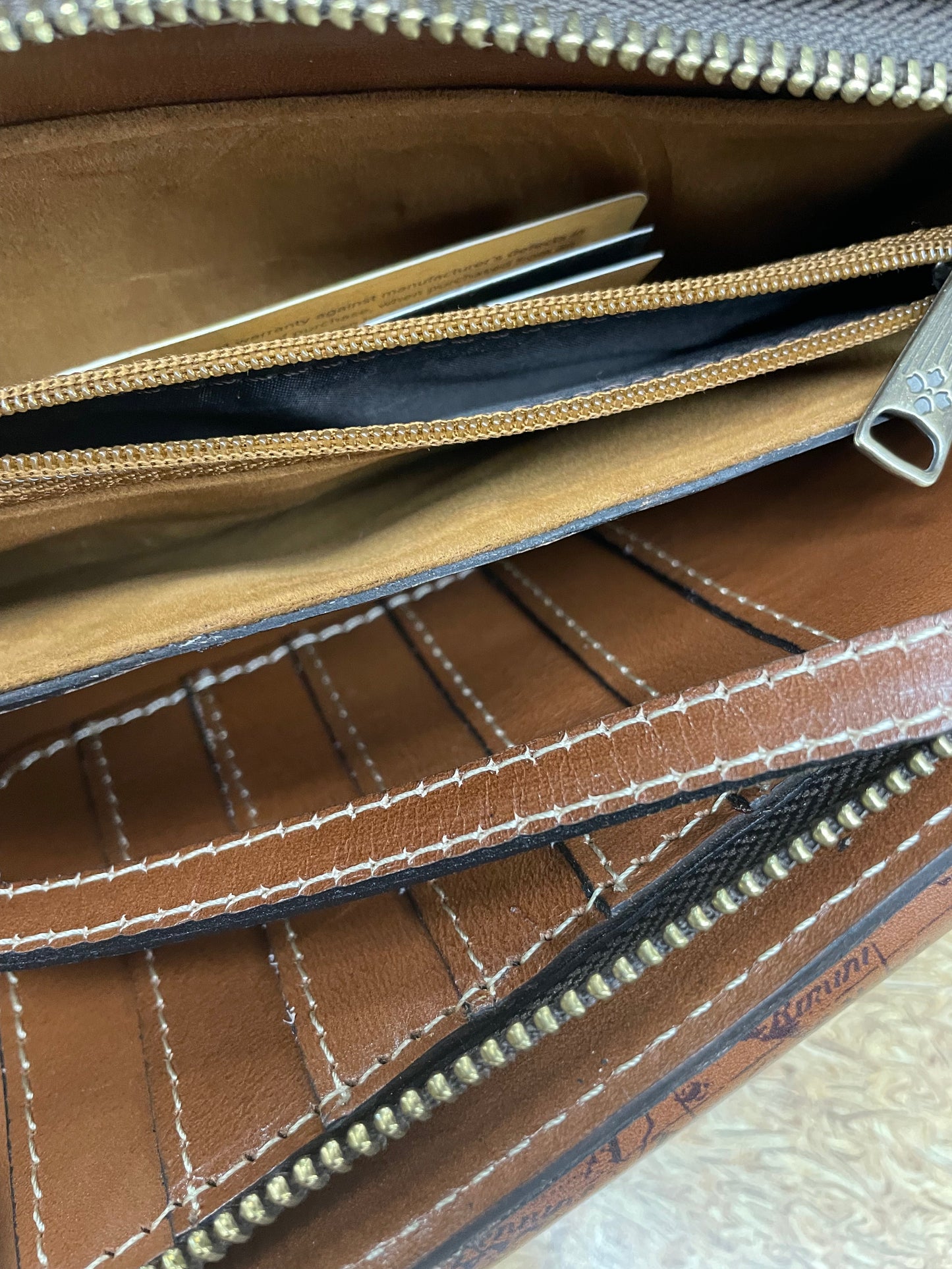 Crossbody Designer By Patricia Nash In Brown, Size:Small