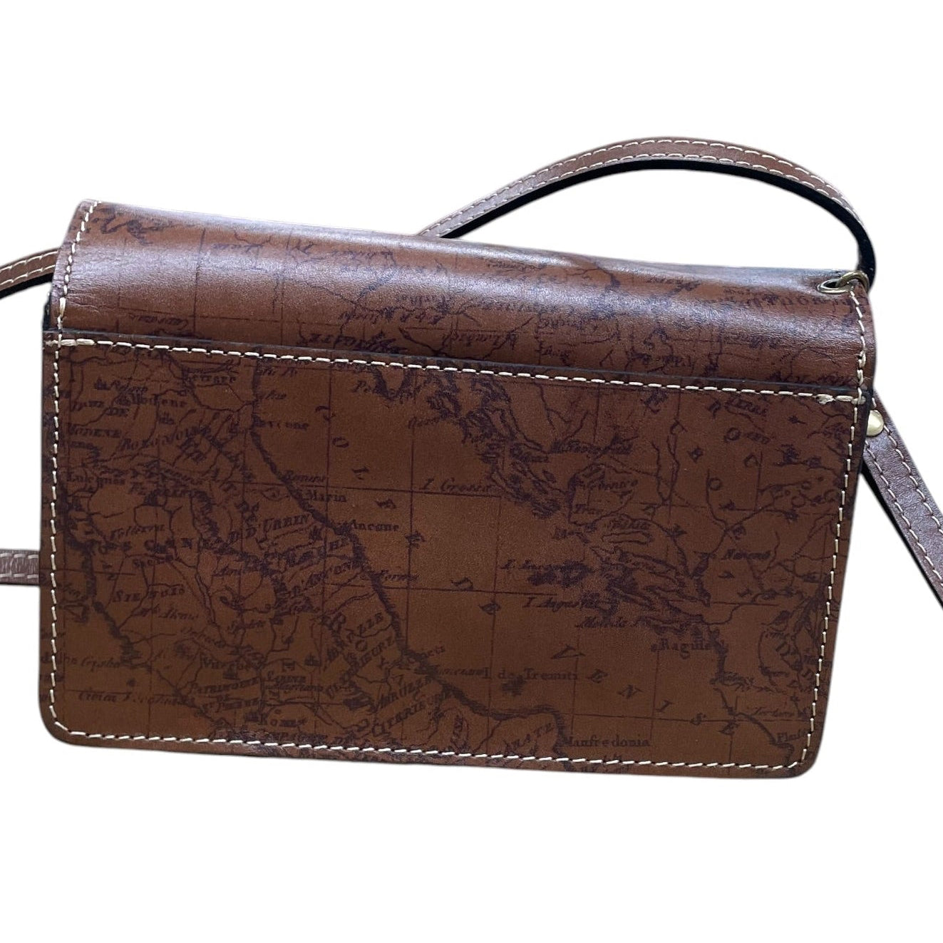 Crossbody Designer By Patricia Nash In Brown, Size:Small