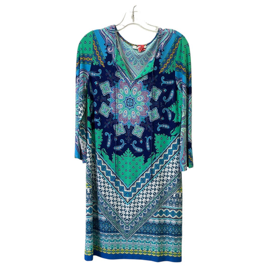 Dress Casual Midi By Sandra Darren In Blue, Size:8