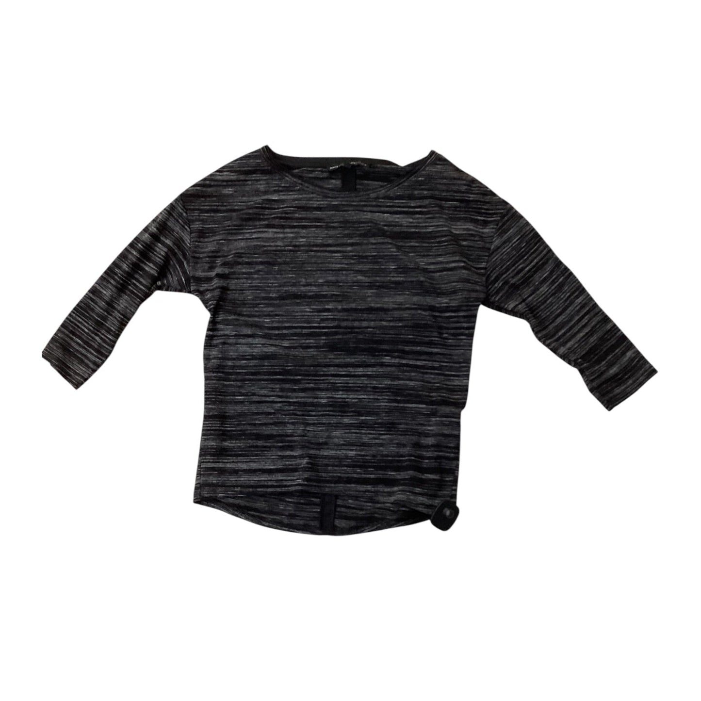 Top 3/4 Sleeve By White House Black Market In Striped Pattern, Size:Xs