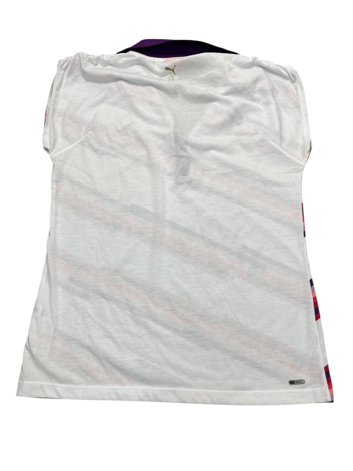 Athletic Top Ss By Puma In White, Size:L