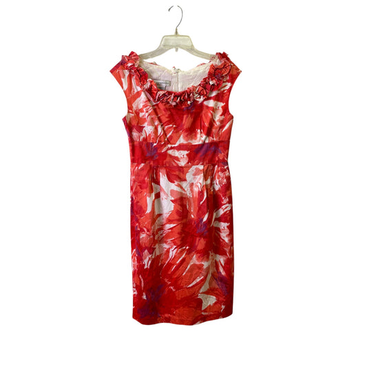 Dress Casual Short By Maggy London In Red, Size:8