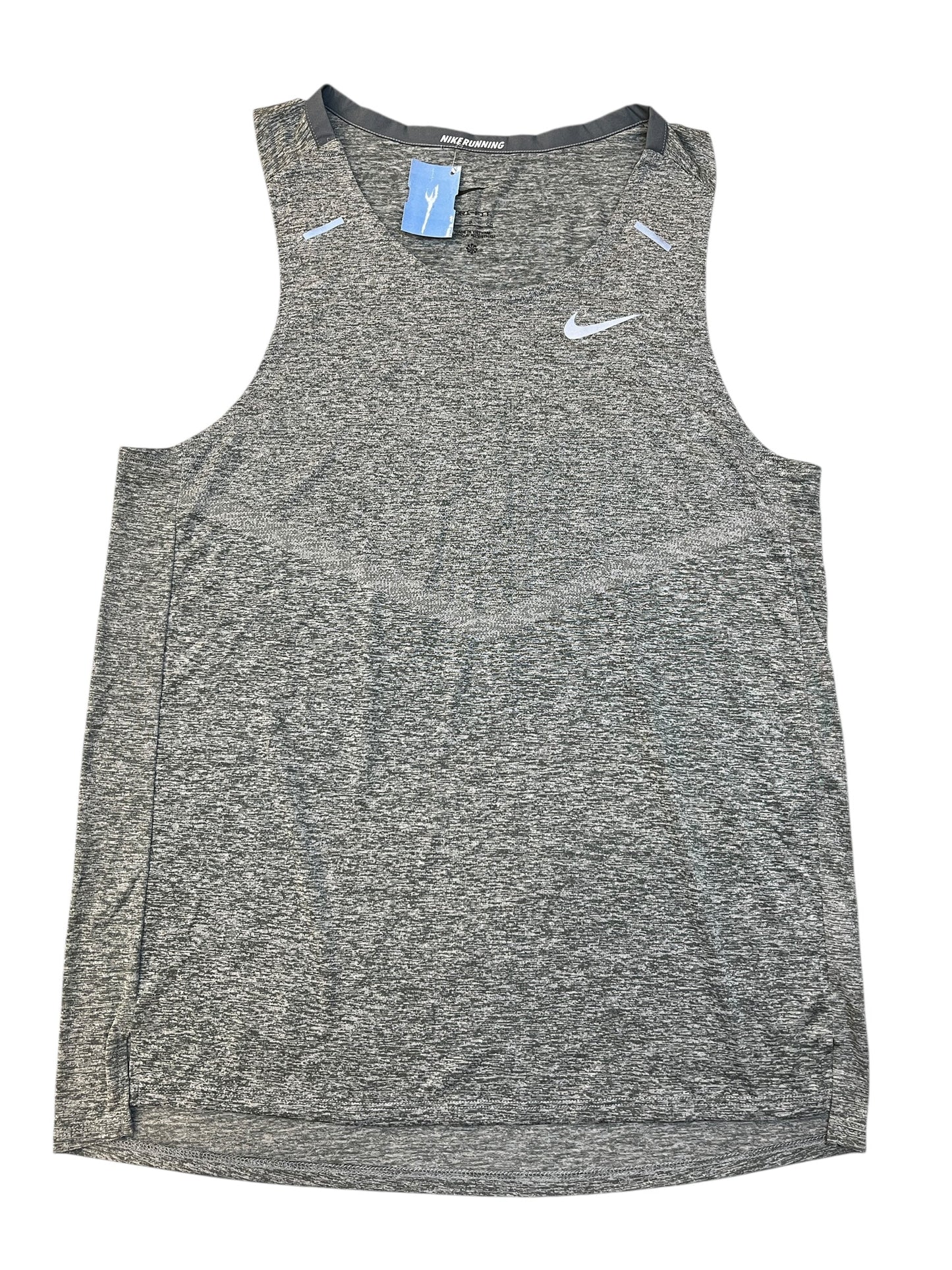 Athletic Tank Top By Nike Apparel In Grey, Size:S