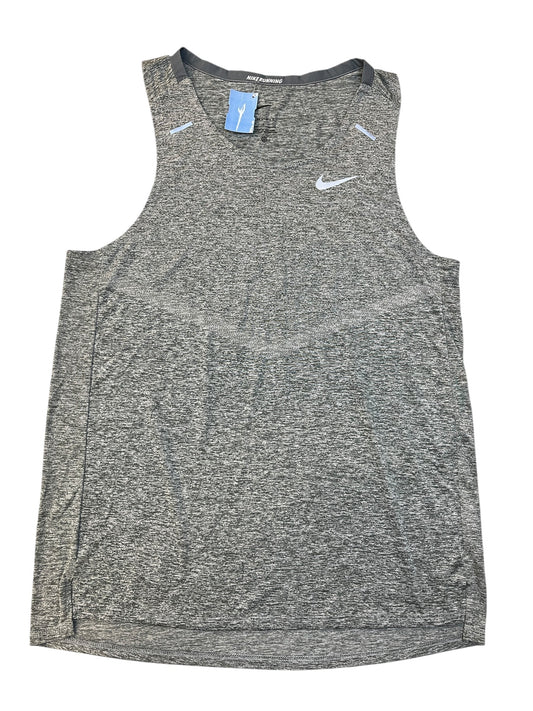 Athletic Tank Top By Nike Apparel In Grey, Size:S