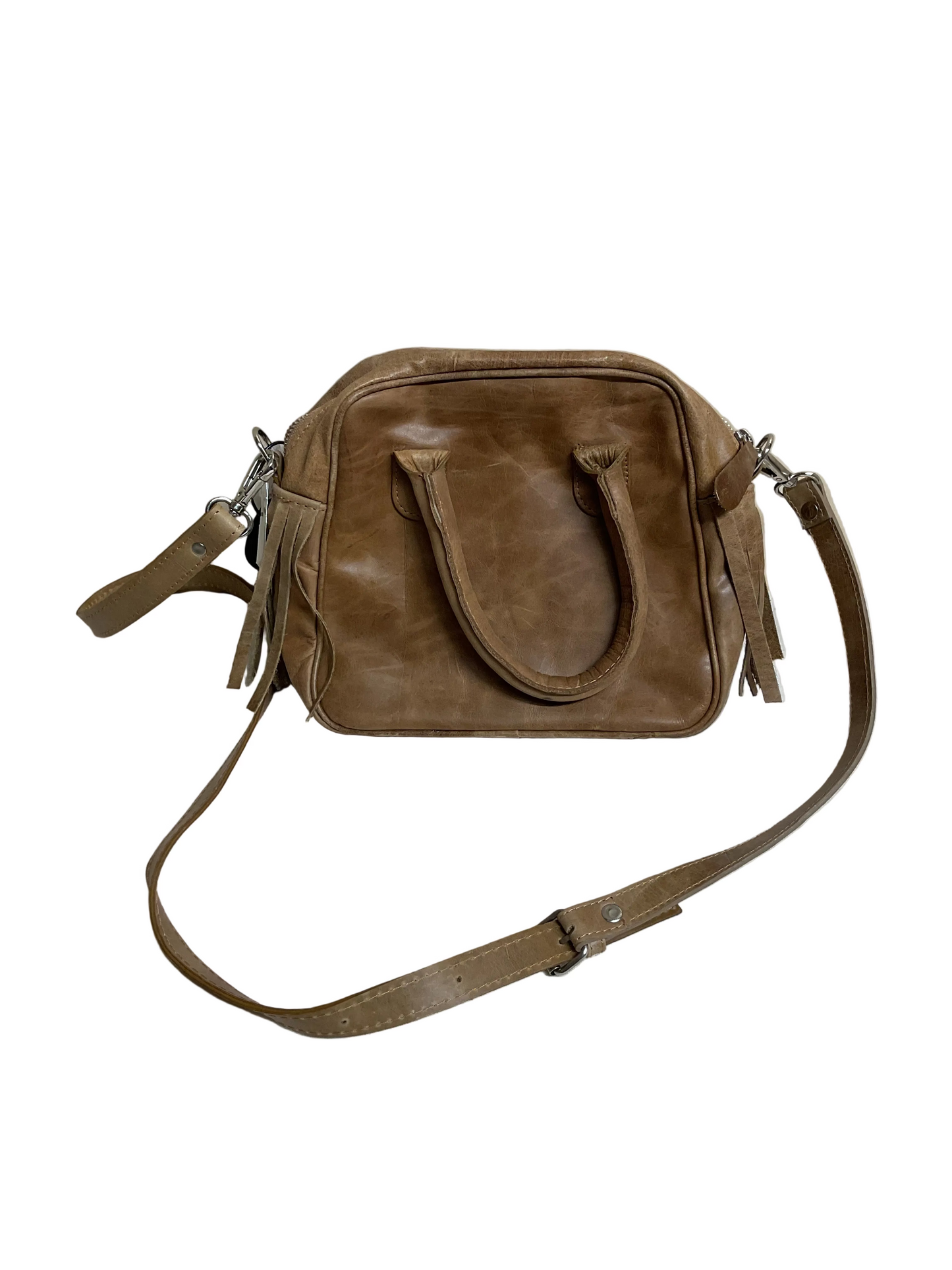 Crossbody By Cmc In Tan, Size:Medium