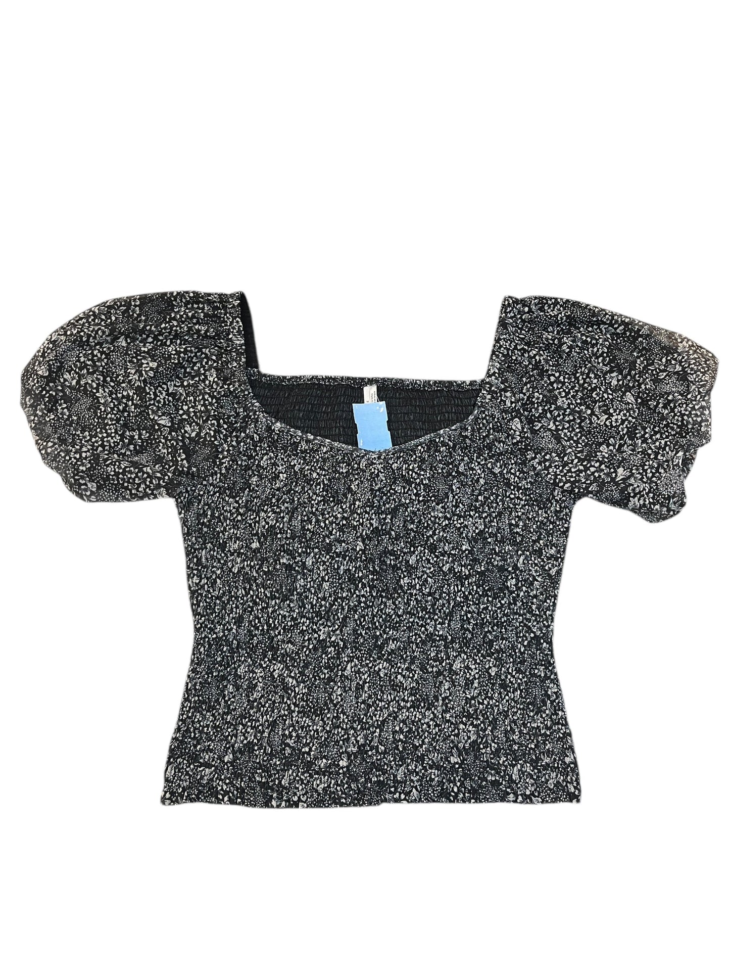 Top Ss By Anthropologie In Black, Size:M