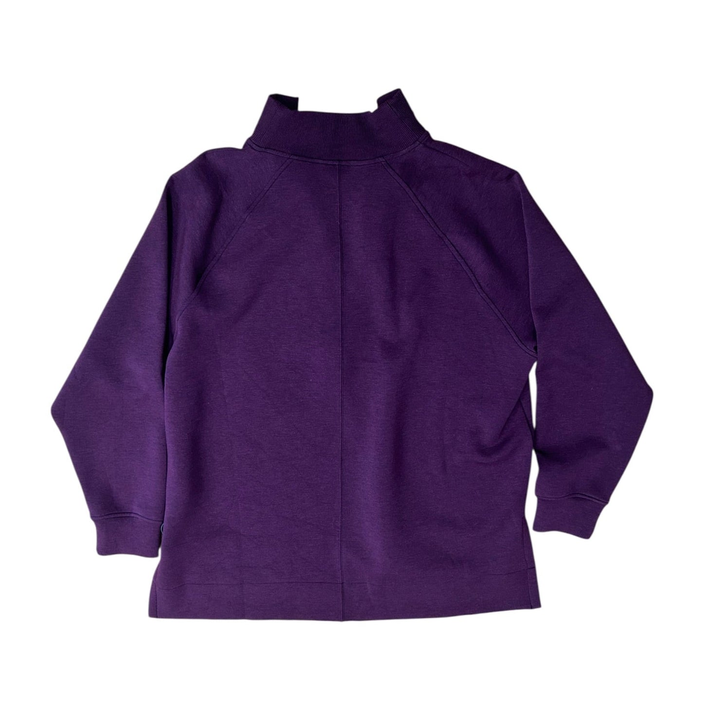 Athletic Sweatshirt Crewneck By Spanx In Purple, Size:1X