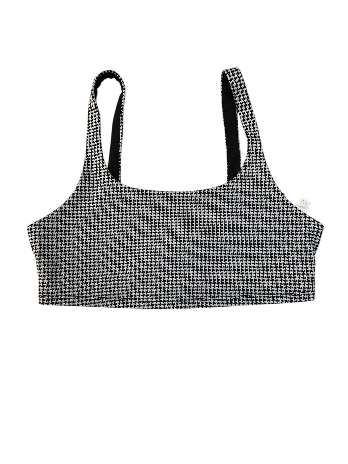 Athletic Bra By Alo In Checkered Pattern, Size:M