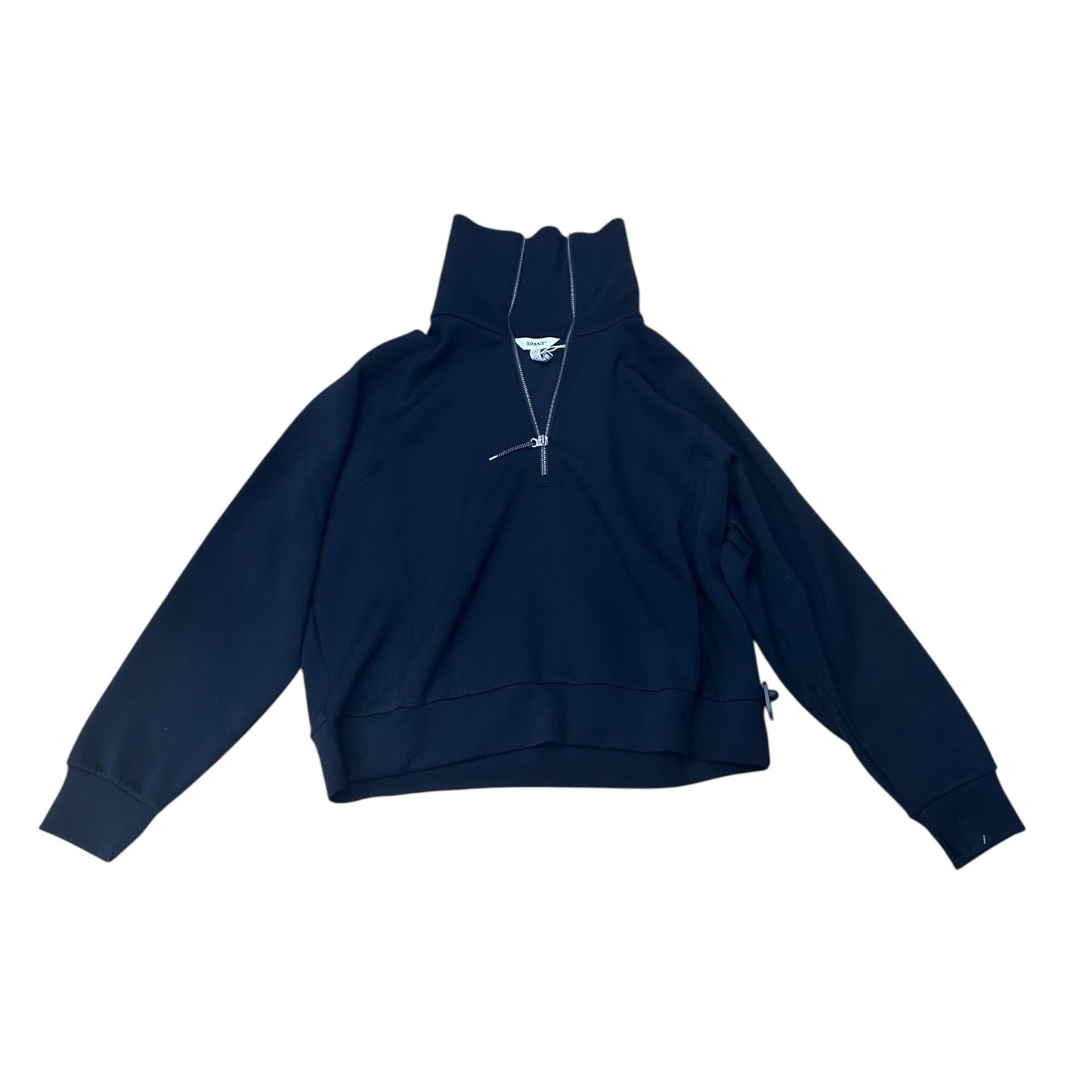 Athletic Sweatshirt Collar By Spanx In Black, Size:1X
