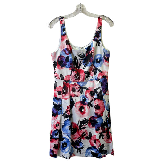 Dress Party Short By Carmen By Carmen Marc Valvo In Blue & Red & White, Size:8