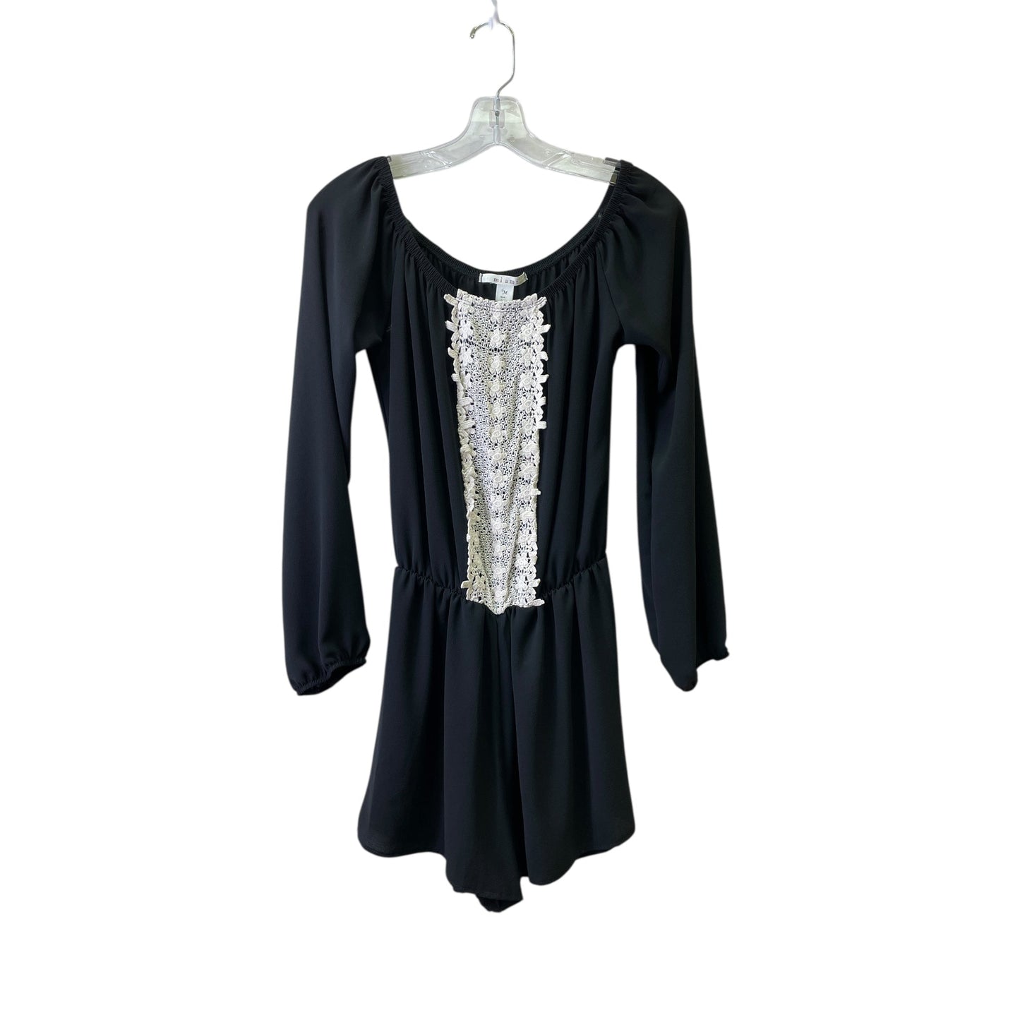 Romper By Miami In Black, Size:M