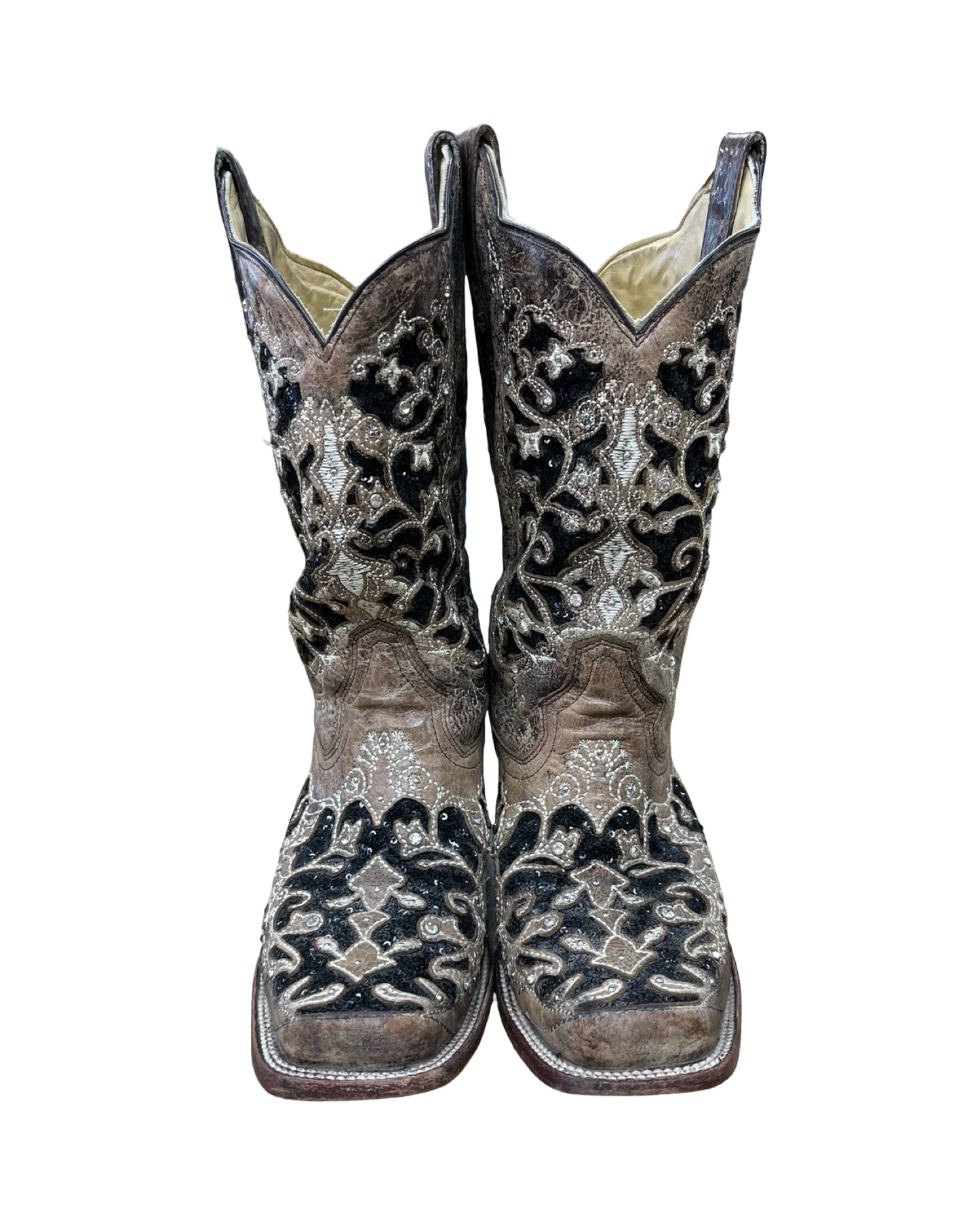Boots Western By Corral In Brown, Size:11