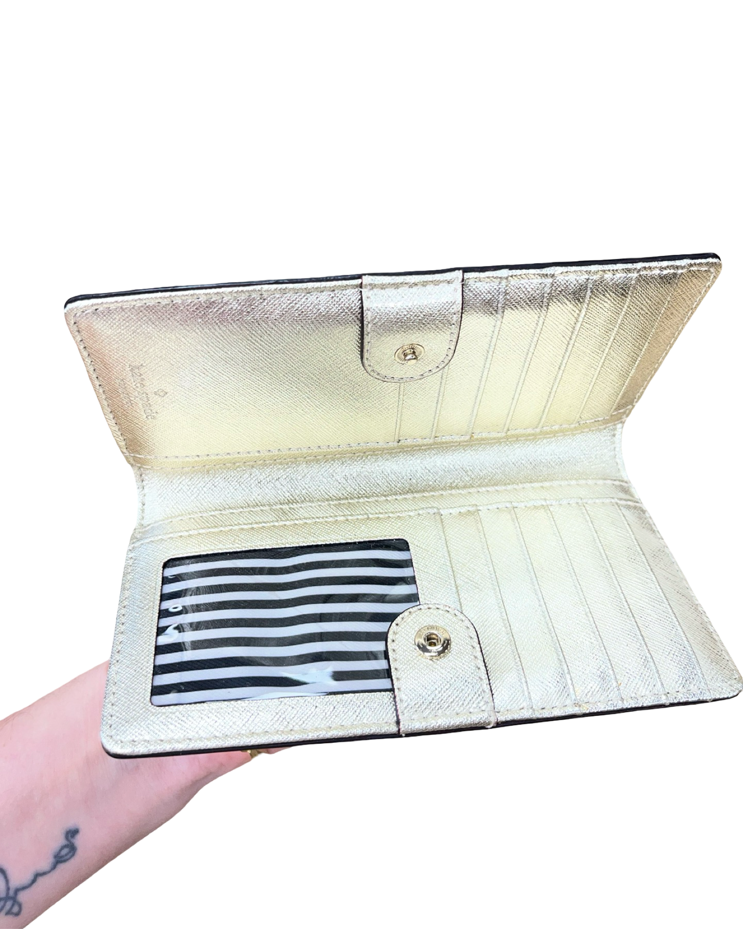 Wallet Designer By Kate Spade In Gold, Size:Small