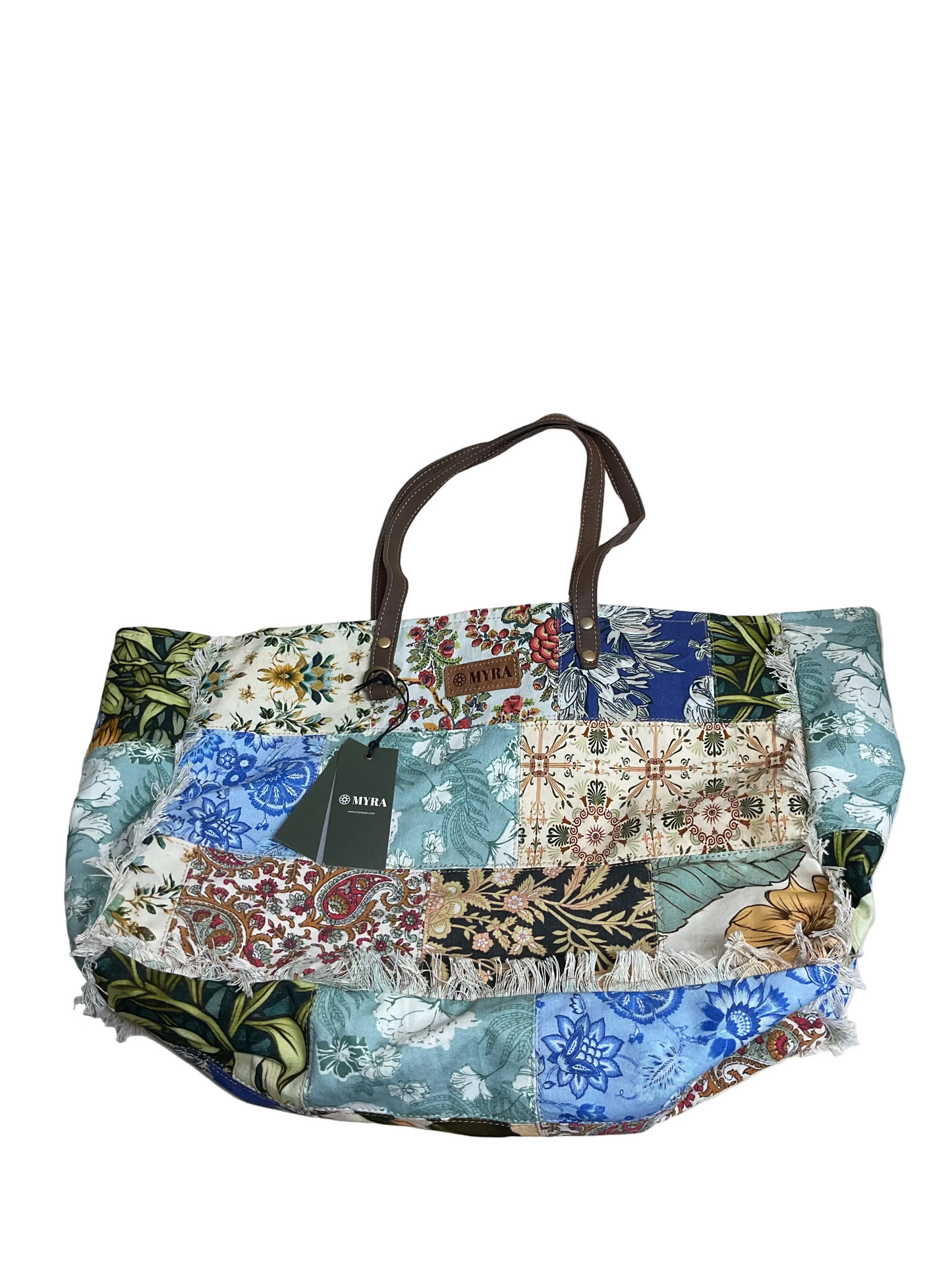 Tote By Myra In Floral Print, Size:Large