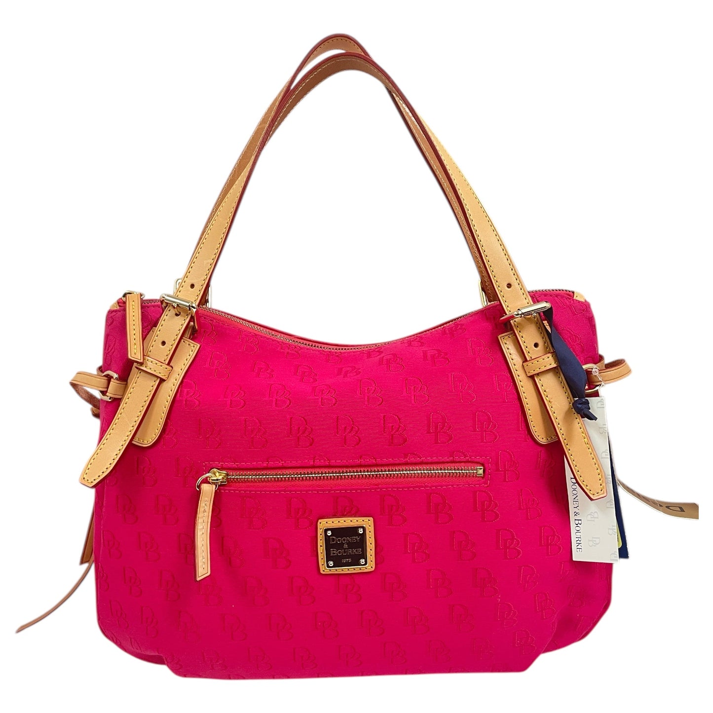 Handbag Designer By Dooney And Bourke In Pink, Size:Large