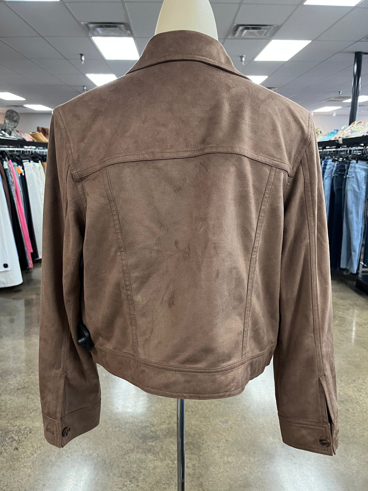 Jacket Shirt By Evereve In Brown, Size:Xs