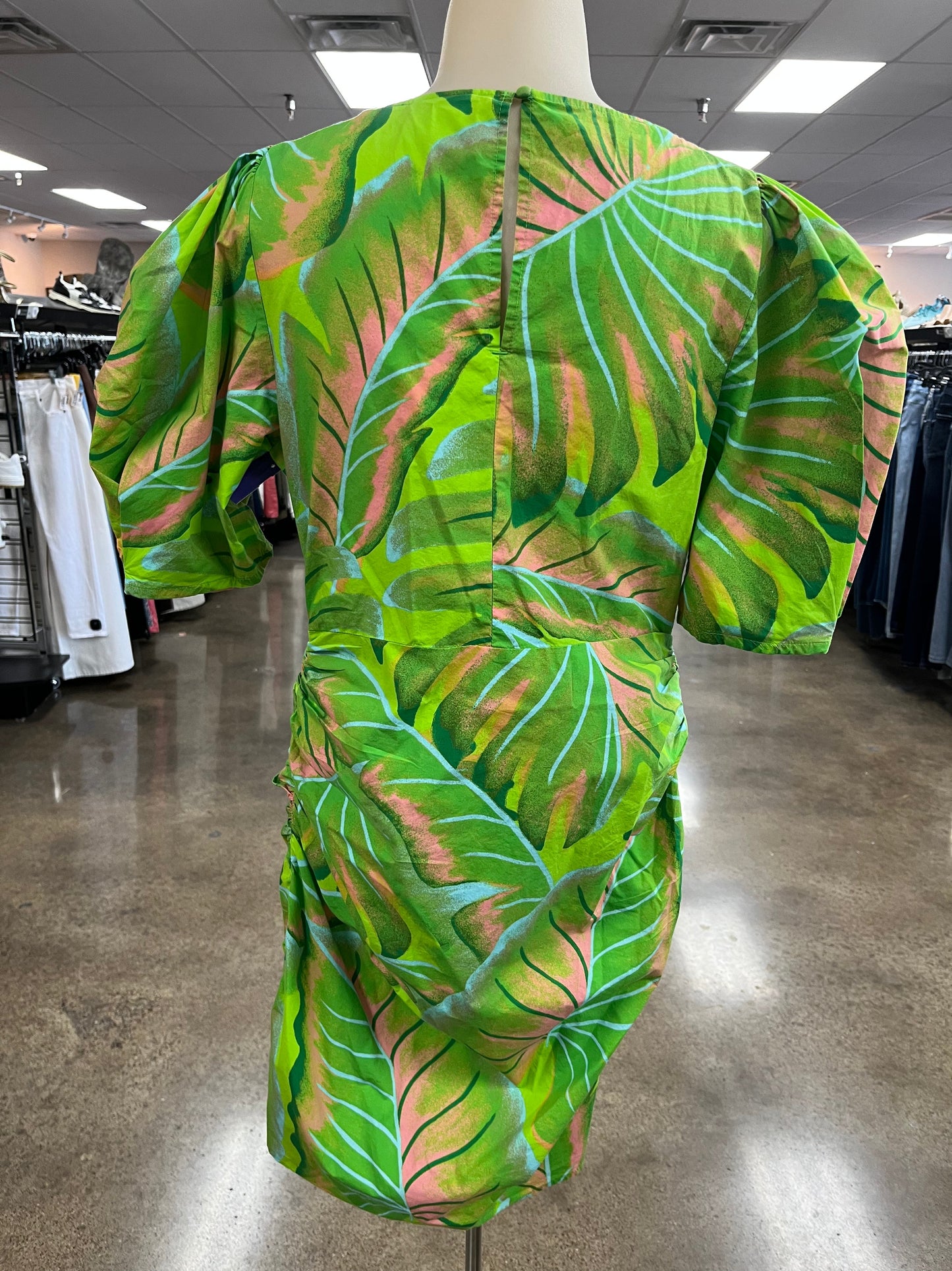 Dress Casual Short By Farm Rio In Green, Size:M