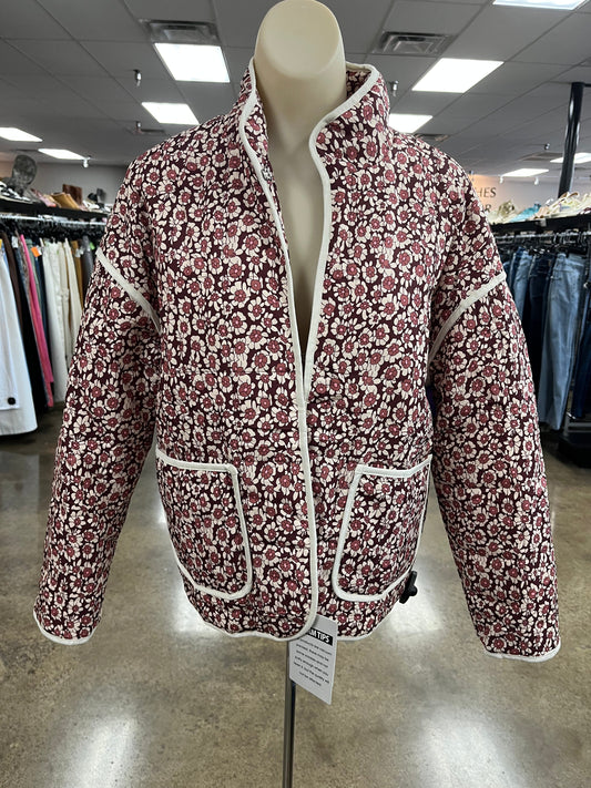 Jacket Other By Clothes Mentor In Maroon, Size:S