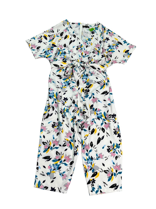 Jumpsuit By Lane Bryant In White, Size:Xxl