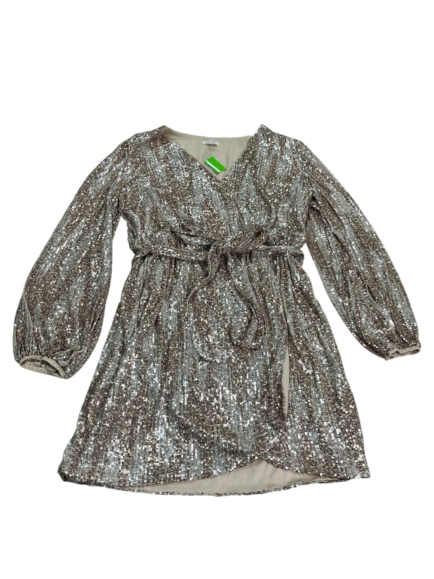 Dress Party Short By Venus In Gold, Size:1X