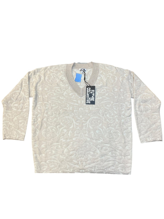 Sweater By Future Collective In Cream, Size:Xs