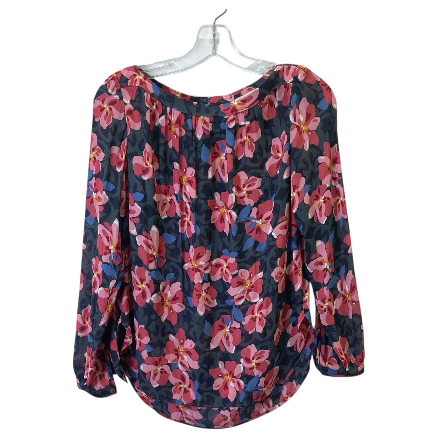 Top Ls By Loft In Black & Red, Size:Xsp