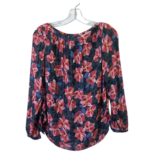 Top Ls By Loft In Black & Red, Size:Xsp