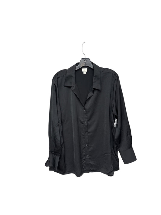 TOP LS by A NEW DAY In BLACK, Size: M