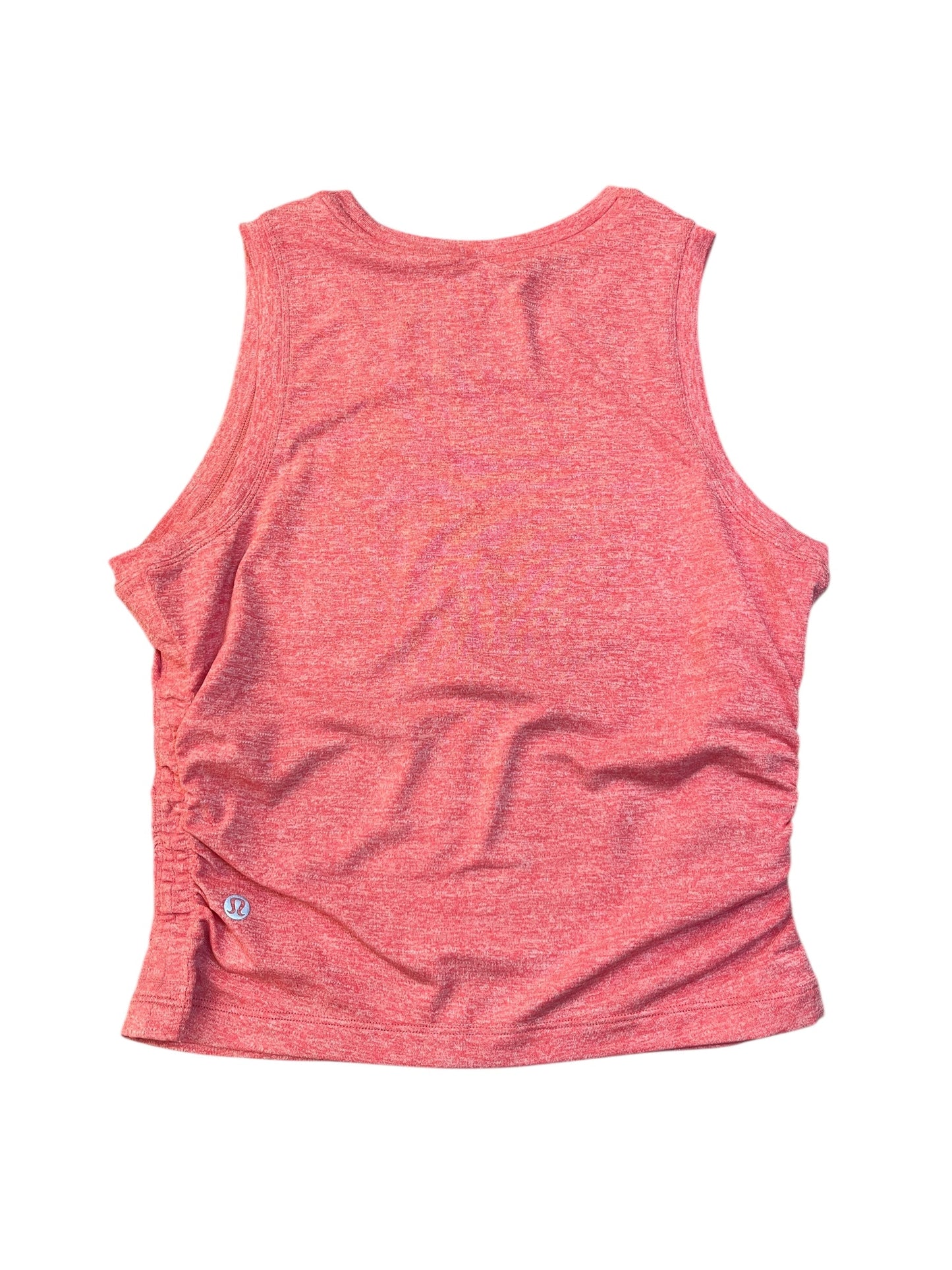 Athletic Tank Top By Lululemon In Coral, Size:S