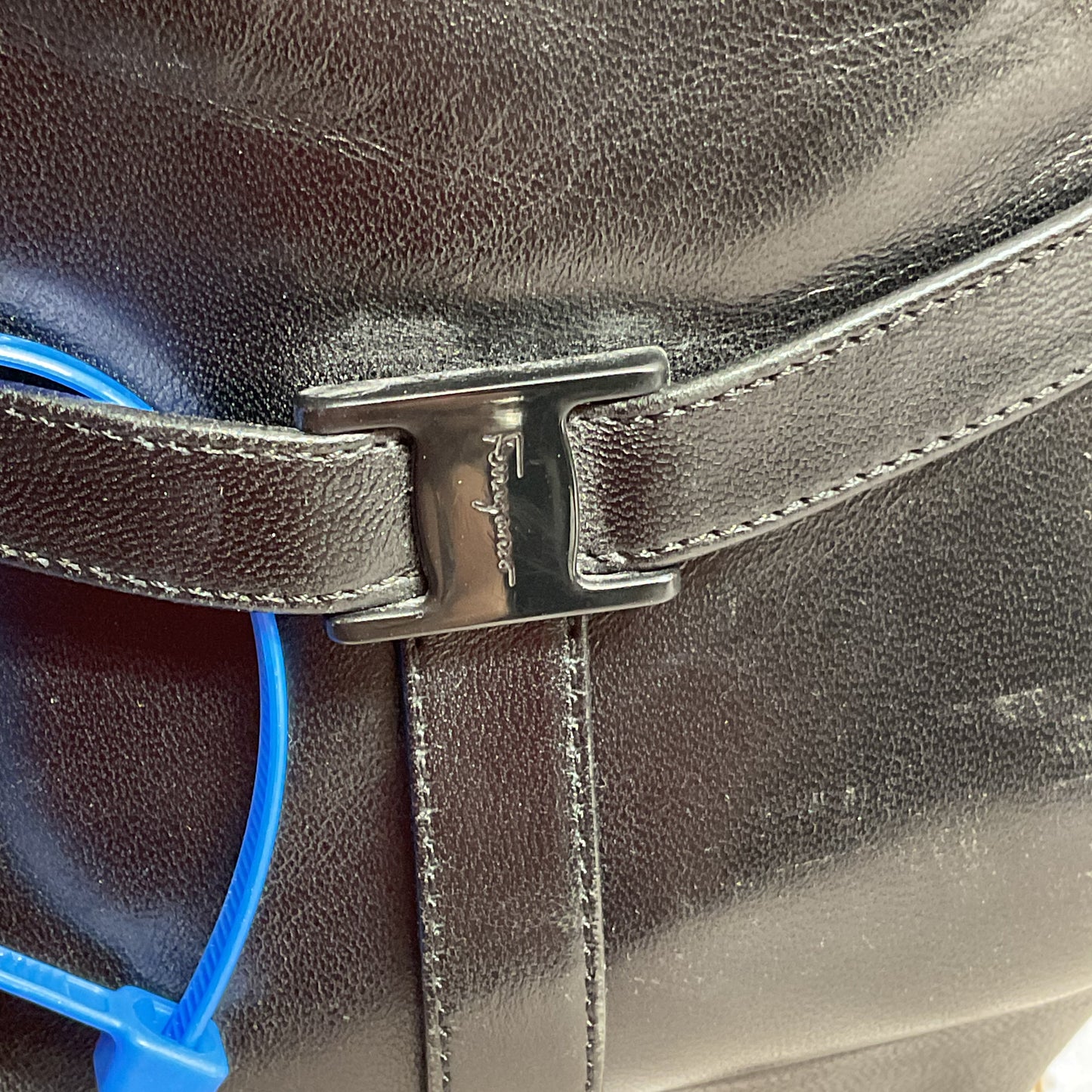 Boots Luxury Designer By Ferragamo In Black, Size:8