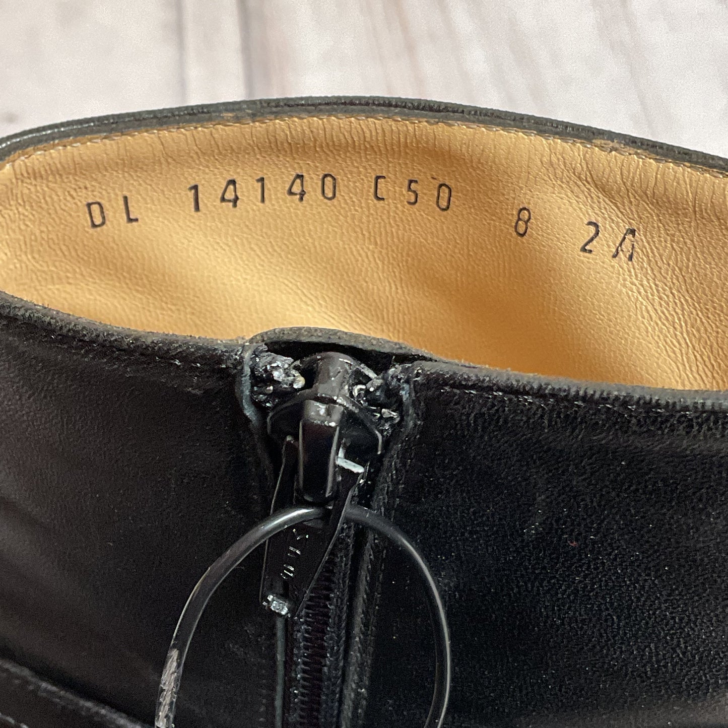 Boots Luxury Designer By Ferragamo In Black, Size:8