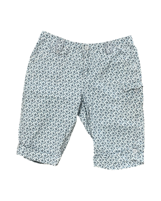 Shorts By Gloria Vanderbilt In Blue & White, Size:10
