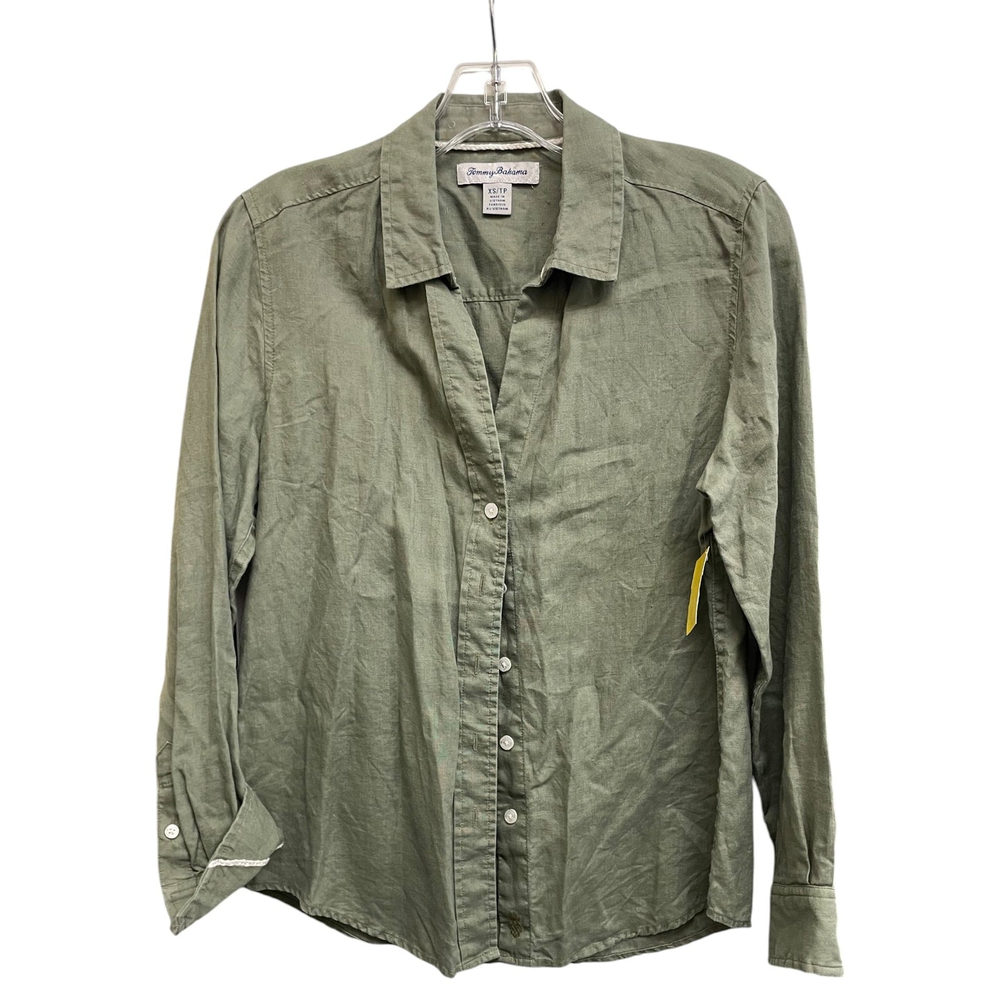 Top Ls Basic By Tommy Bahama In Green, Size:Xs