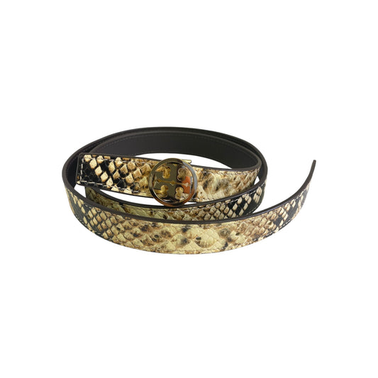 Belt Designer By Tory Burch In Snakeskin Print