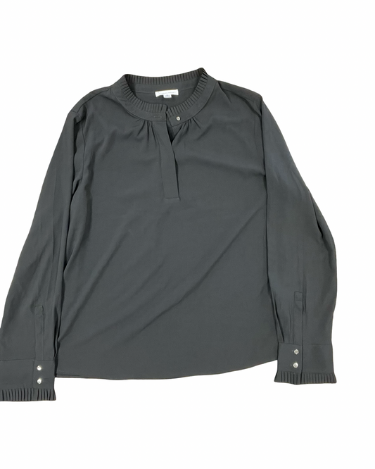 Top Ls By Calvin Klein In Black, Size:Xl