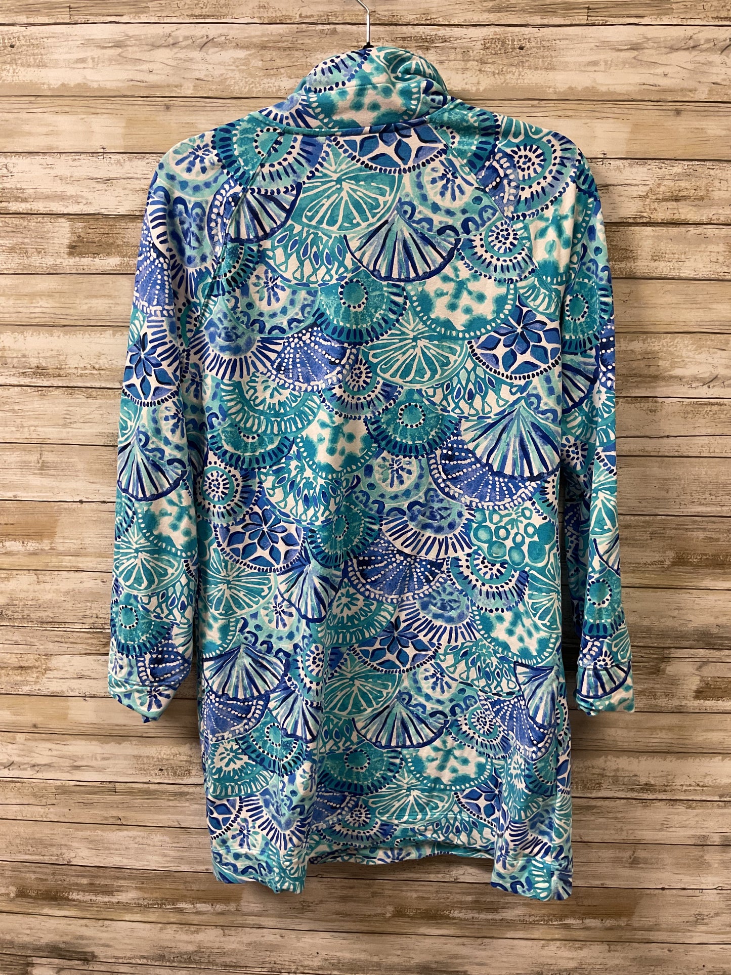 Tunic Designer By Lilly Pulitzer In Blue & White, Size:M