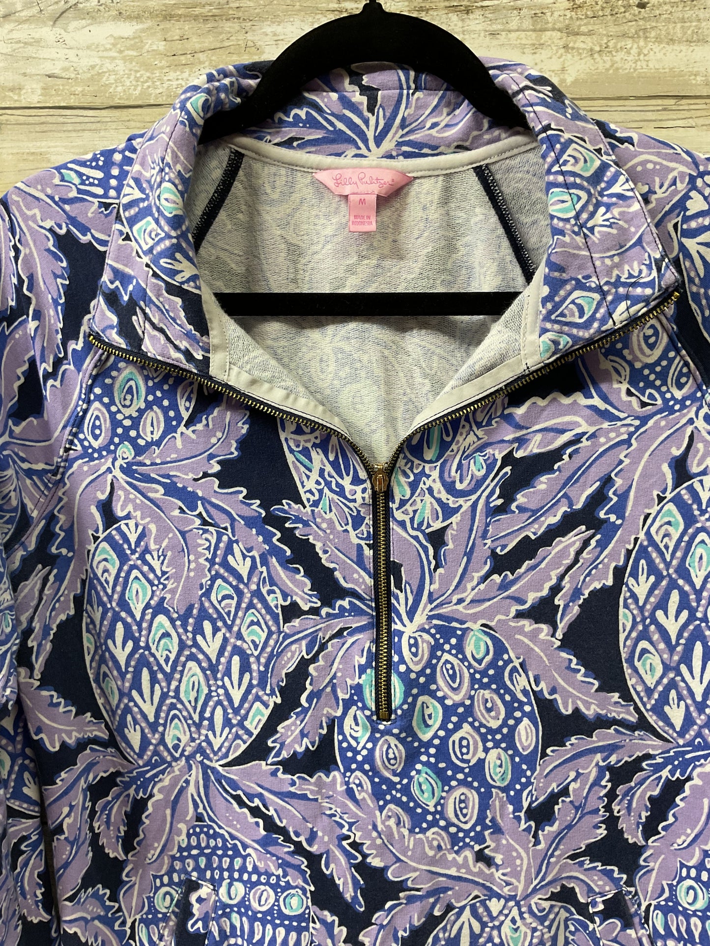 Tunic Designer By Lilly Pulitzer In Purple, Size:M