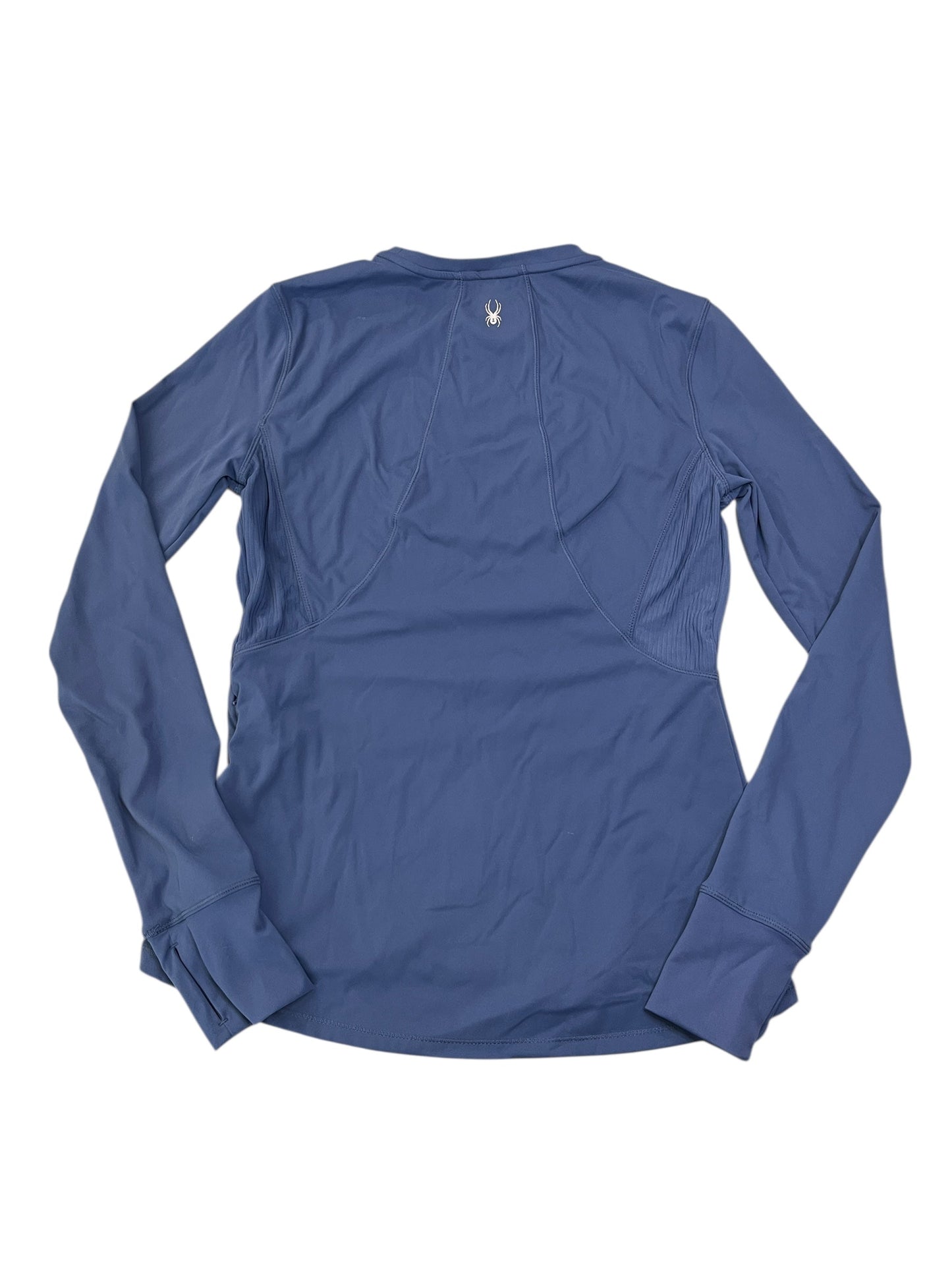 Athletic Top Ls Crewneck By Spyder In Blue, Size:S