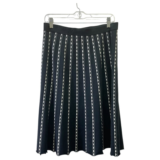 Skirt Midi By Sioni In Black & White, Size:M