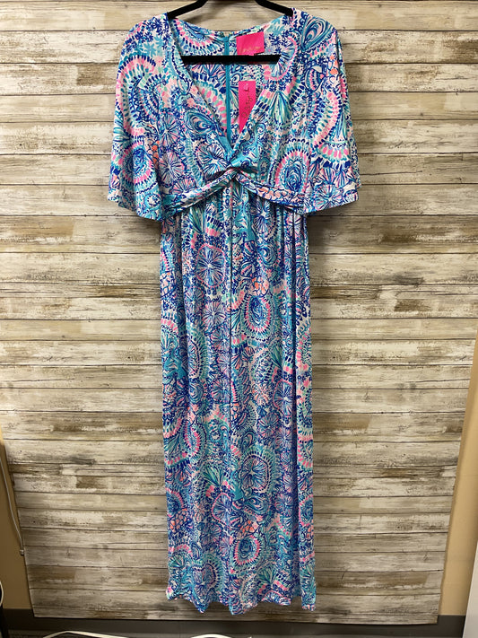 Dress Designer By Lilly Pulitzer In Blue & Pink, Size:6