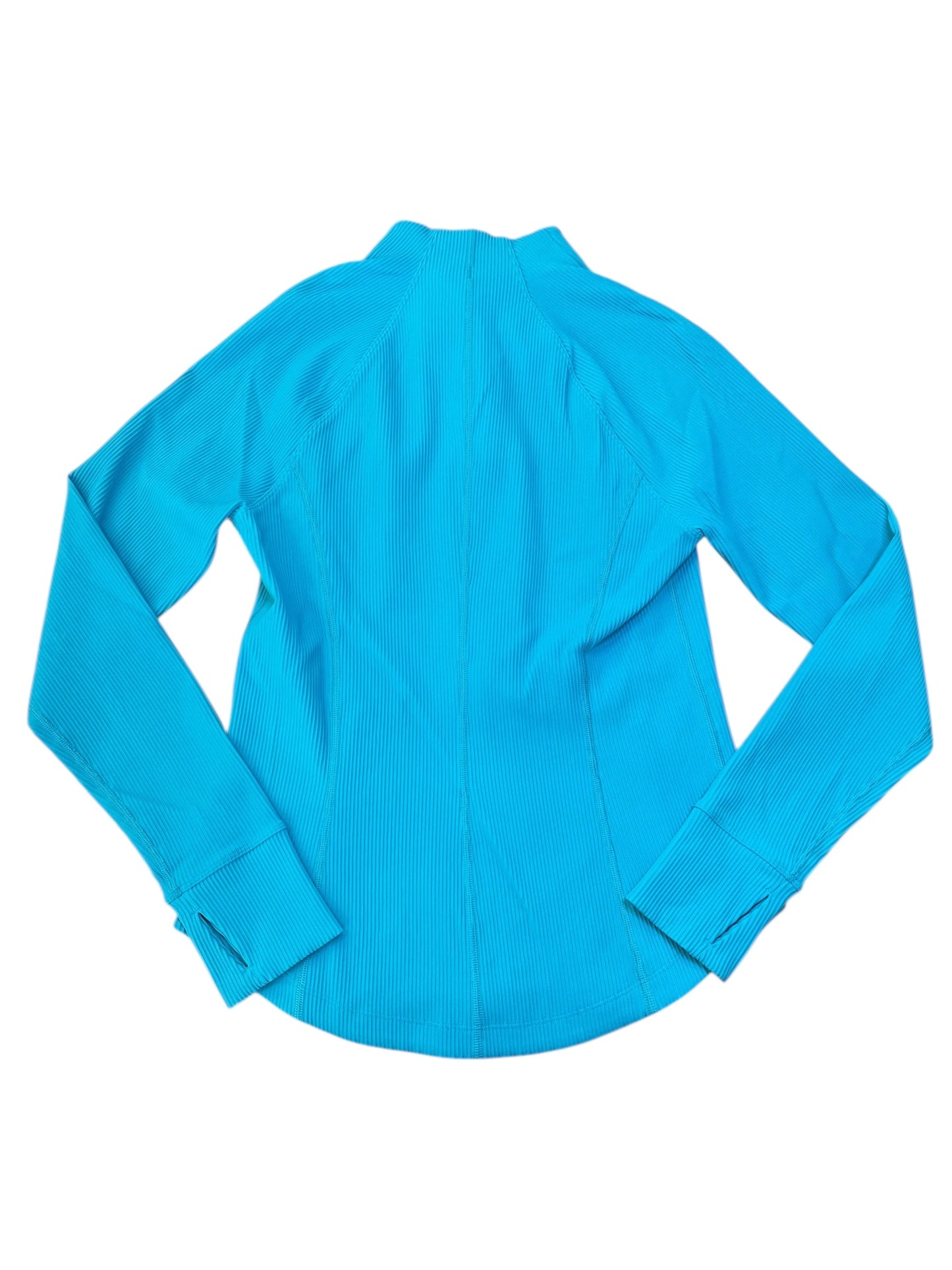 Athletic Jacket By Athleta In Blue, Size:M