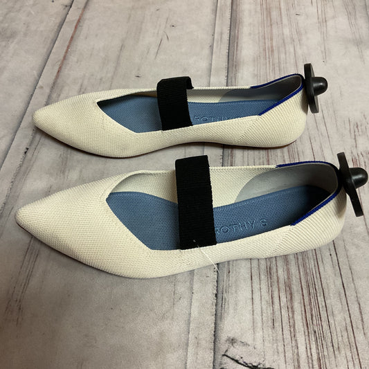 Shoes Flats By Rothys In Black & White, Size:8